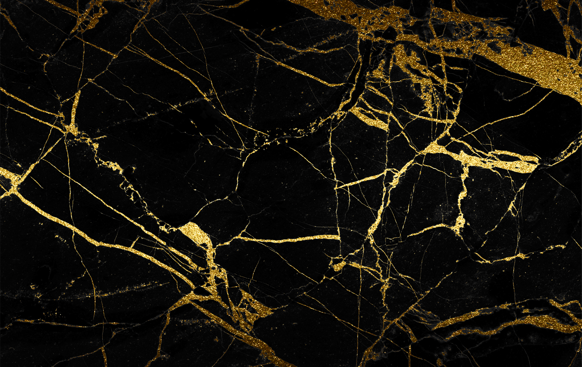 Black and Gold Marble