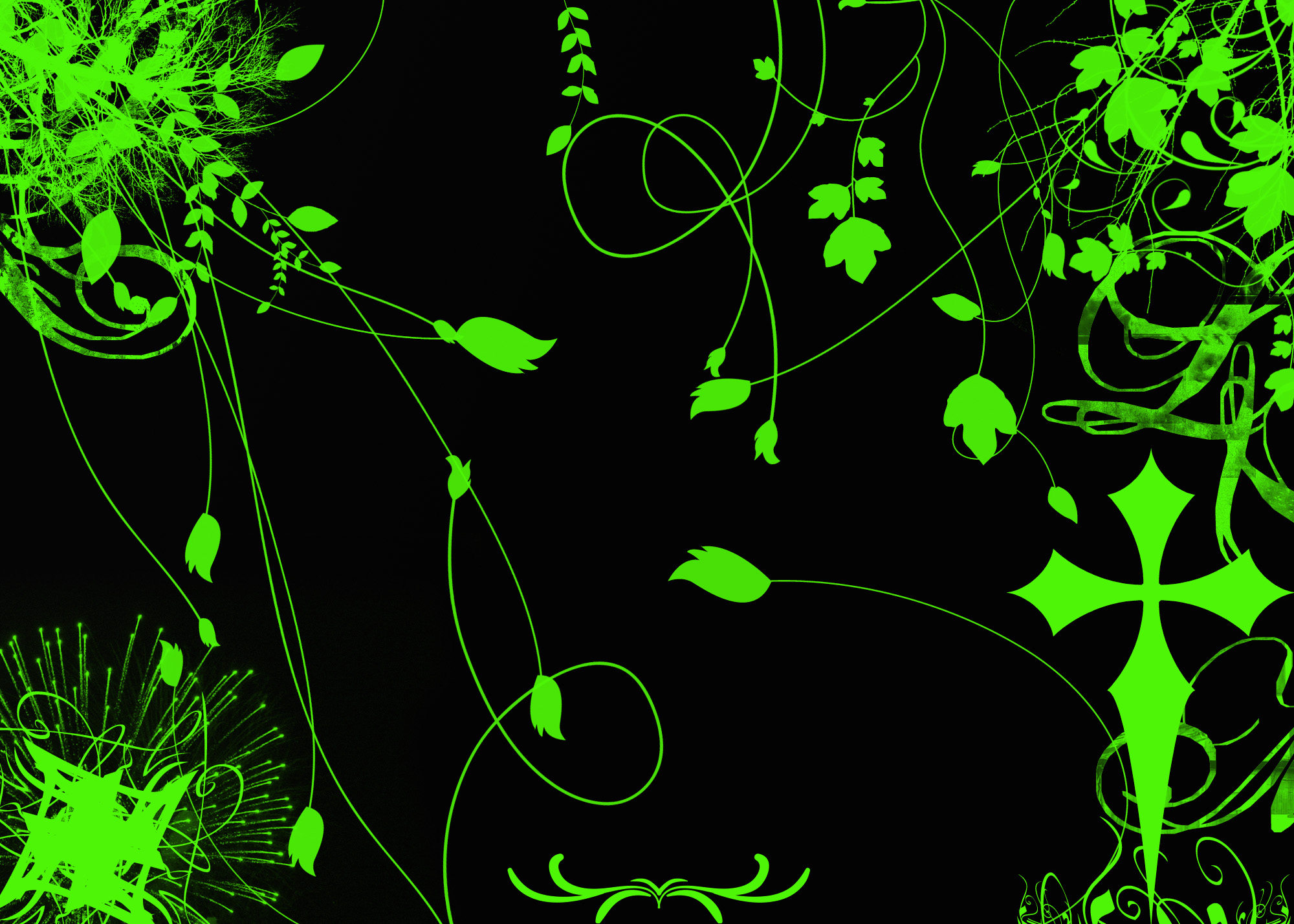Black And Lime Green Wallpapers Group 