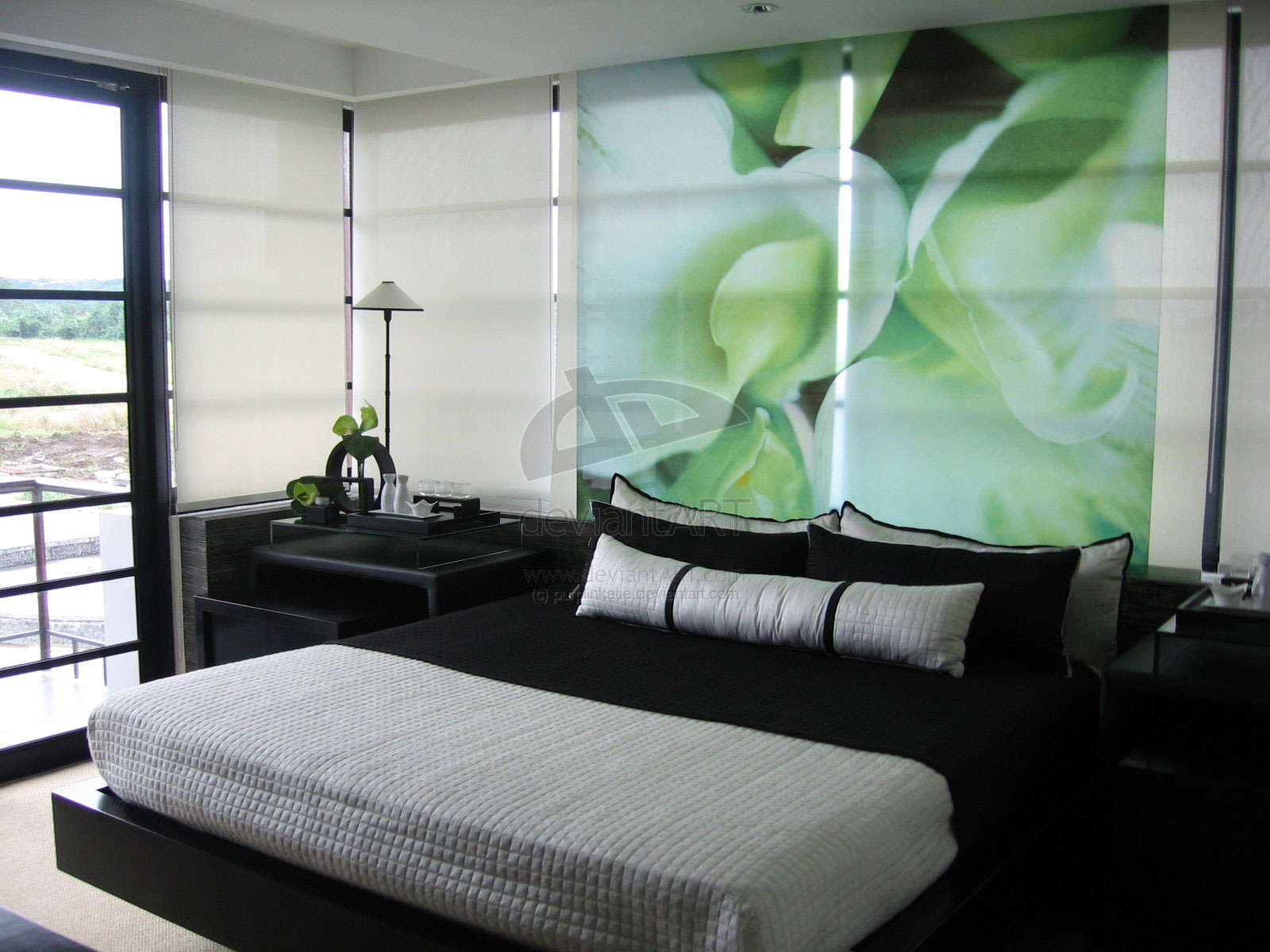 Green And Black Room 2 Widescreen Wallpaper ...
