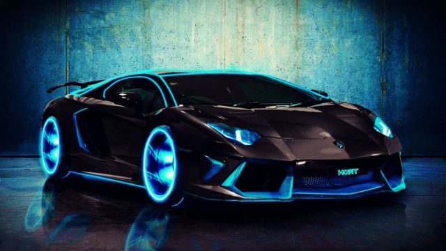 Black And Blue Lamborghini 10 Cool Wallpaper ...